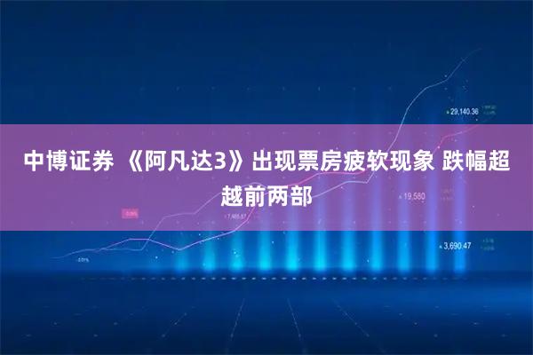 中博证券 《阿凡达3》出现票房疲软现象 跌幅超越前两部